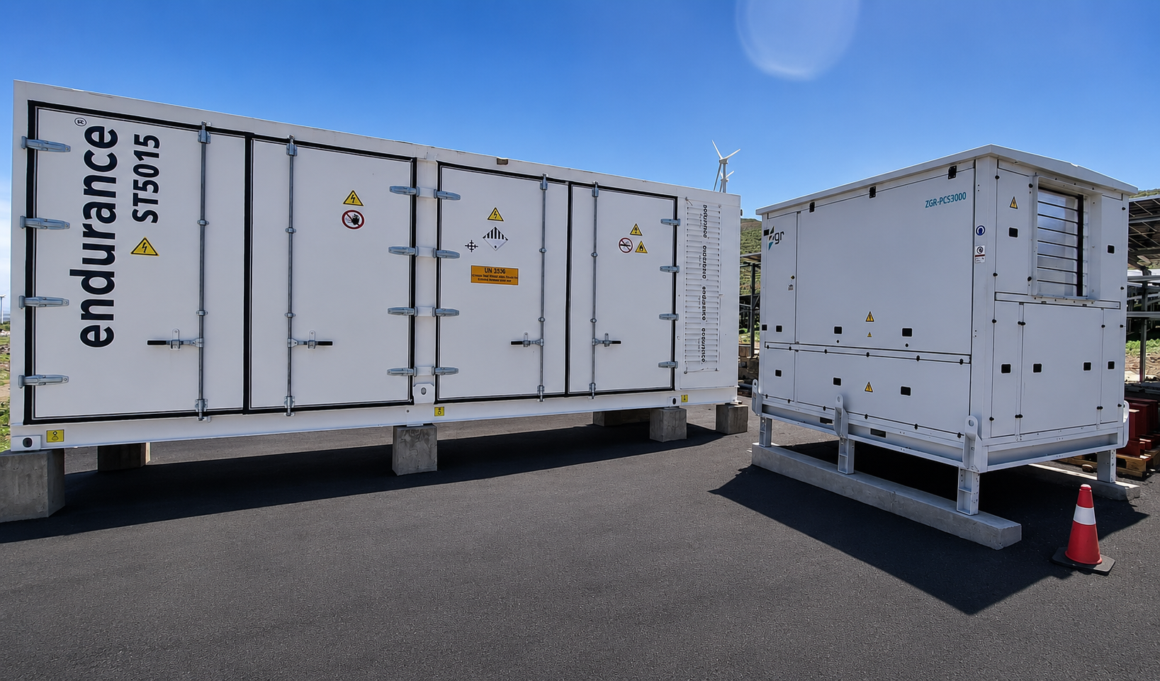 Contenedores BESS ST5015 de Endurance Motive instalados en Gran Canaria